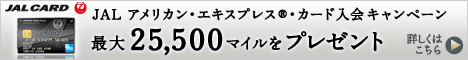 JAL アメリカン・エキスプレス・カード プラチナキャンペーン画像